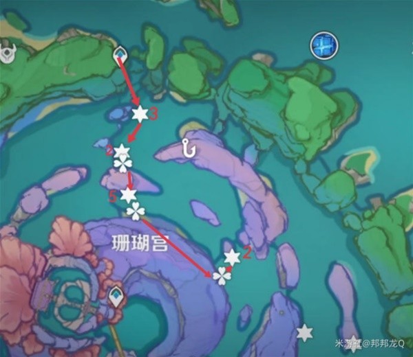 《原神》珊瑚真珠采集路线一览 珊瑚真珠哪里买