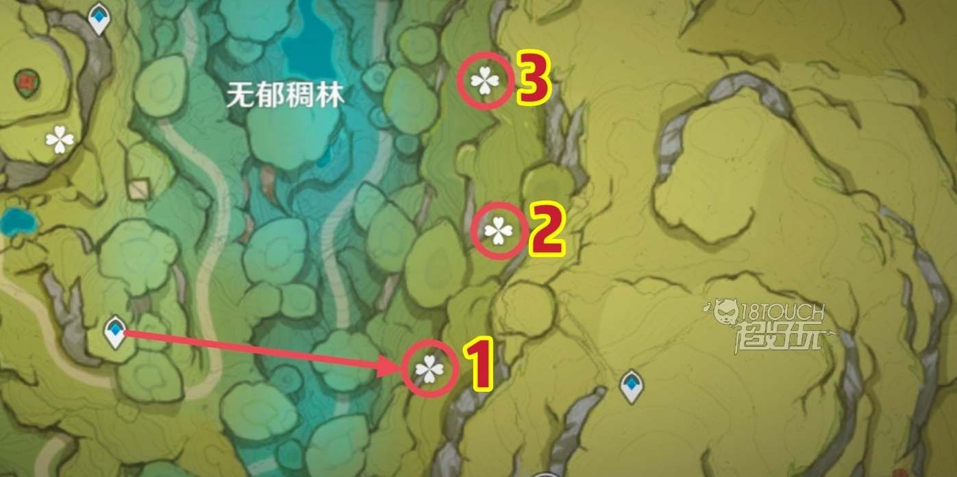 原神劫波莲采集路线图2023最新一览_原神劫波莲在哪里采集