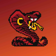 像素眼镜蛇_logo
